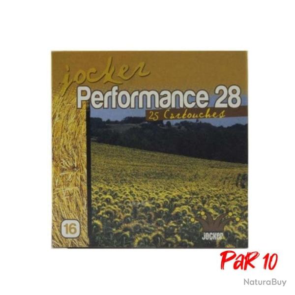 Bo�te de 25 Cartouches Jocker Performance 28 BJ Par 10 16 67