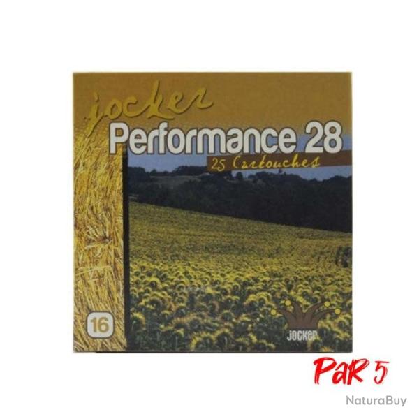 Bo�te de 25 Cartouches Jocker Performance 28 BJ Par 16 67