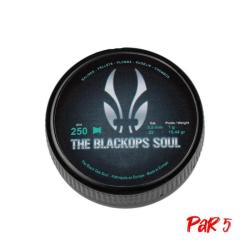 Boite de plombs Black Ops Soul &agrave; T&ecirc;te plate - Par 5 / 5.5
