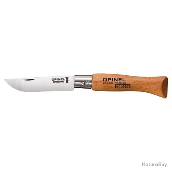 Couteau de poche Opinel Tradition Carbone - N�5 / 14 cm