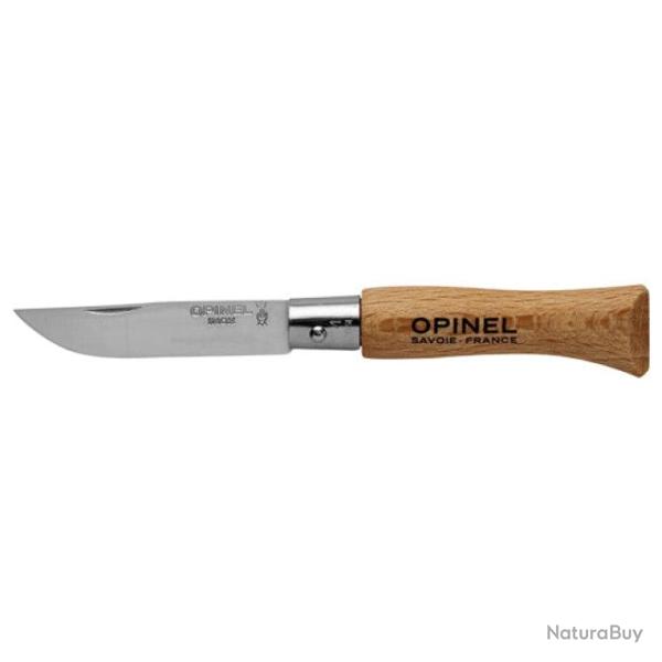 Couteau de poche Opinel Tradition Inox - N�4 / 11,7 cm