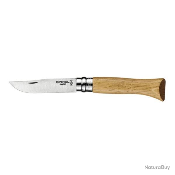 Couteau de poche Opinel Tradition Lx Inox - N�6 / 7 cm / Ch�ne