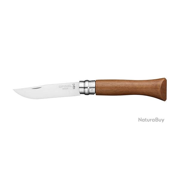 Couteau de poche Opinel Tradition Lx Inox - N�6 / 7 cm / Noyer