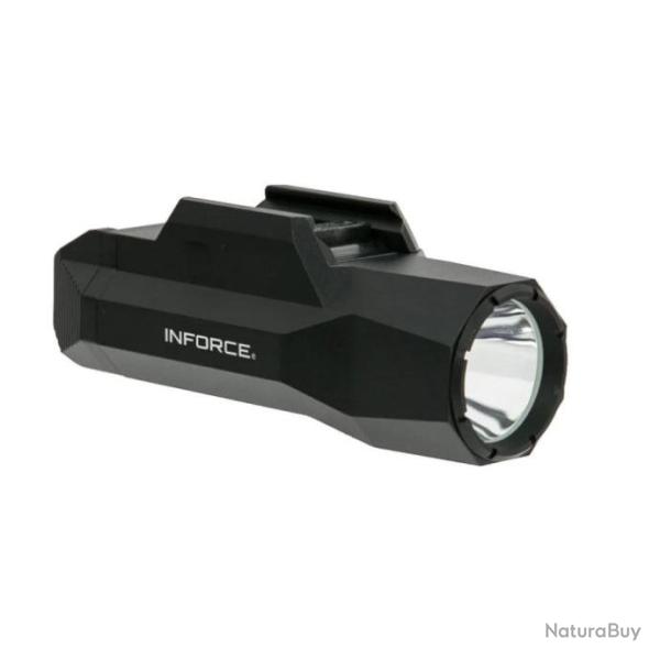 Lampe tactique Inforce pour pistolet Wild - 8,9 cm / 1000 lumens / 28 mm