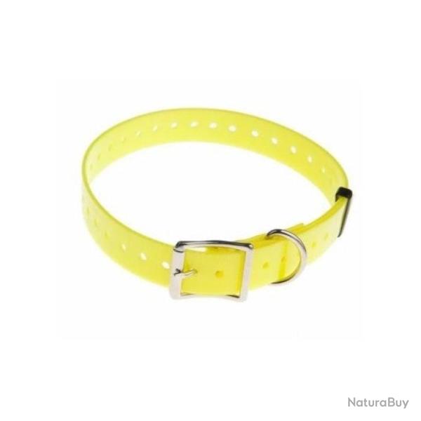 Sangle Num'Axes polyurthane - Jaune / 25 mm