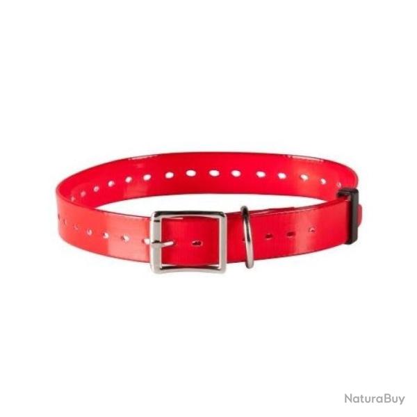 Sangle Num'Axes polyur�thane - Rouge / 25 mm