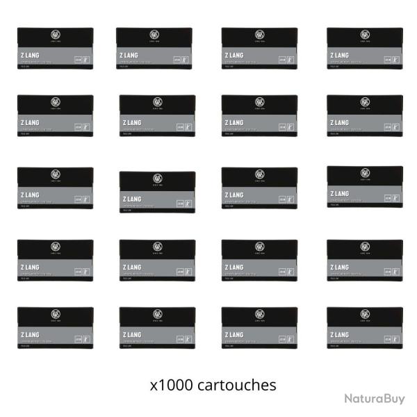 Cartouches RWS cal.22lr z lang 29gr 1.9g par 1000