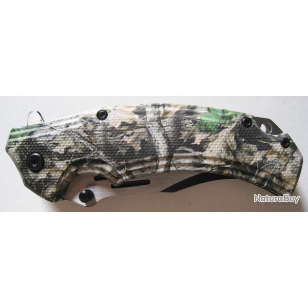 COUTEAU DE COLLECTION MOTIF CAMOUFLAGE - R�f.167