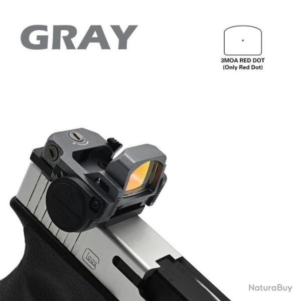 DawnForce VISM RED DOT GRAY 3 MOA