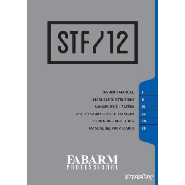notice + �clat� fusil FABARM STF 12 STF12 (envoi par mail) - VENDU PAR JEPERCUTE (m2001)