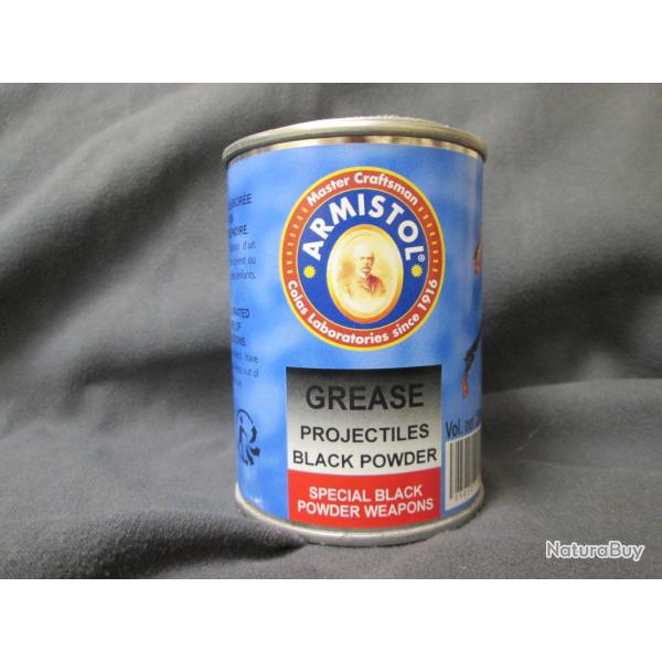 Graisse pour projectiles poudre noire