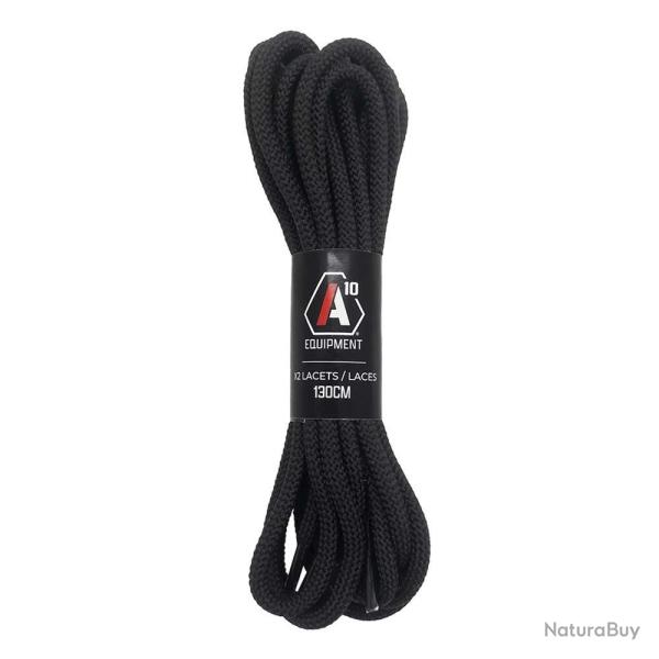 Paire de lacets S�CU-ONE 130 cm noir