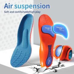 Semelles Orthopediques en Mousse EVA &agrave; M&eacute;moire de Forme  Respirante-1 Paire Orange-Au Choix 20260729