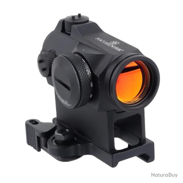 Point Rouge Red Dot Tactique Reflex Rouge FOCUHUNTER 11 Luminosit� Attache Rapide 20mm pour Chasse