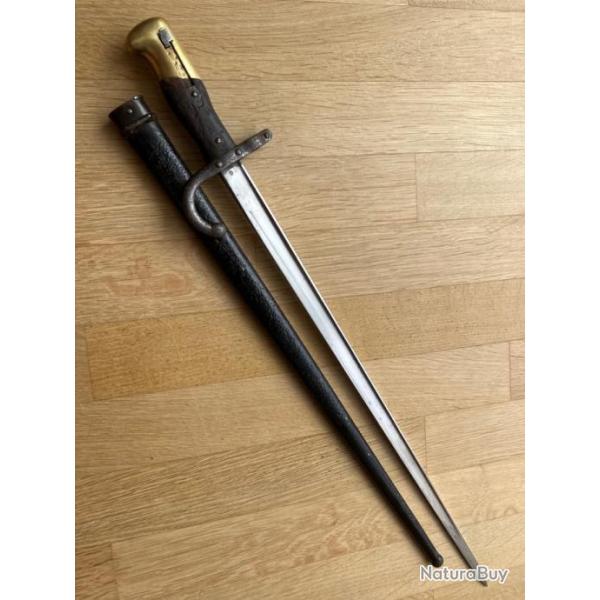 Ba�onnette de fusils Gras ann�e 1877