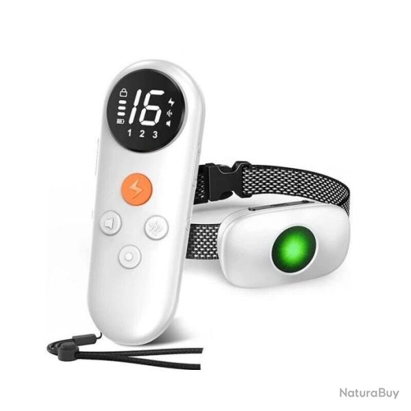 Collier �lectrique pour Chiens Anti-Aboiement IPX7 �tanche Rechargeable - LIVRAISON OFFERTE