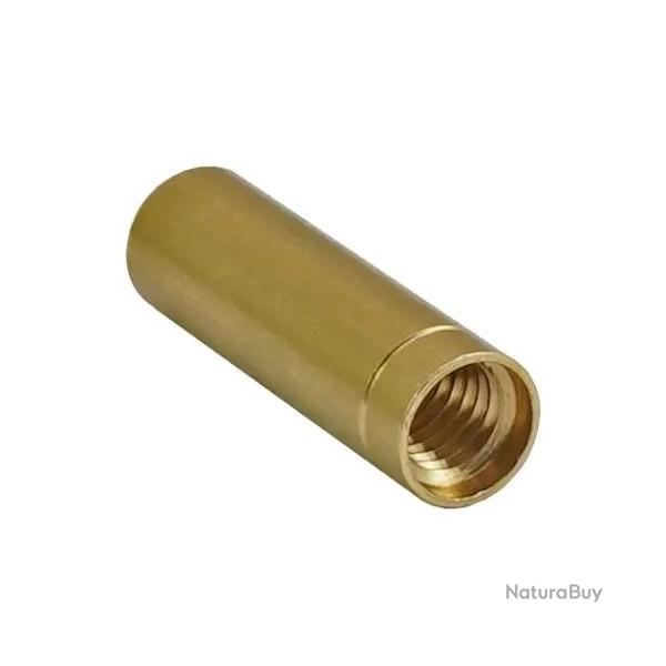 ADAPTATEUR EN LAITON POUR TIGE DE NETTOYAGE RIFLE VERS SHOTGUN - CARABINE VERS FUSIL - 1/8" / M5 x 0