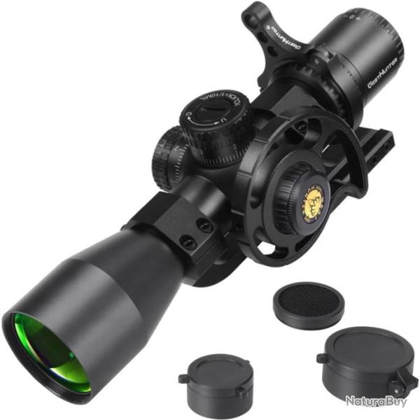 WESTHUNTER-Lunette de Vis�e Compacte pour Chasse WHT 4-16X44 SFIR-FFP Tactique 1/10 MIL Tube 30mm