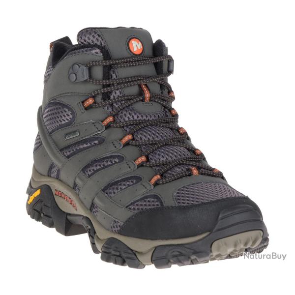 Chaussure de Randonn�e Homme Merrell "Moab 2 Mid GTX" 43 Gris
