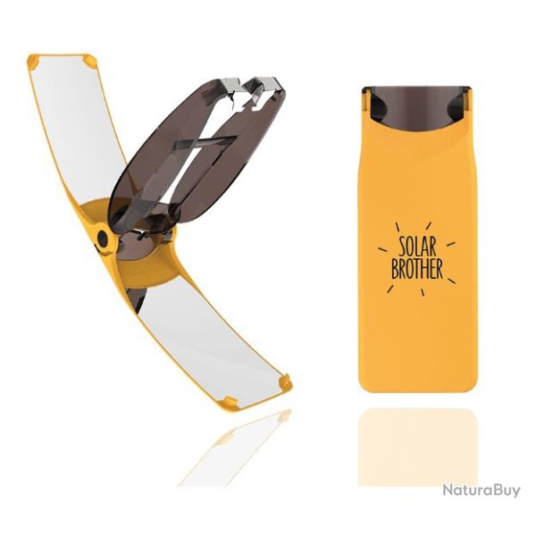 Briquet Solaire Solar Brother "SUNCASE GEAR" Jaune