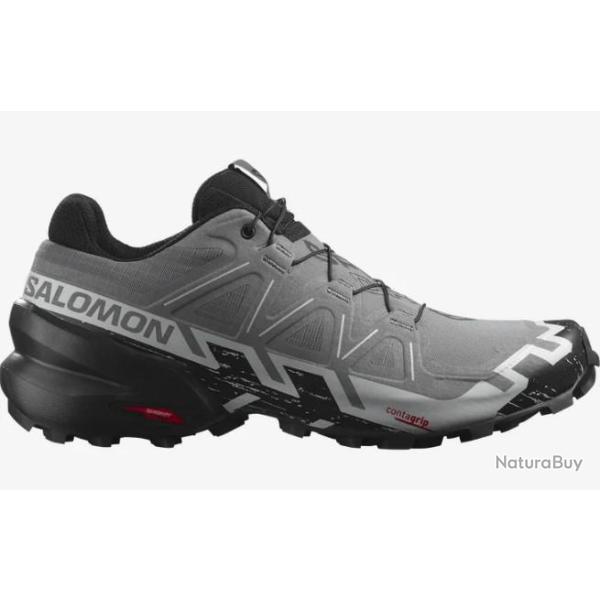 Chaussure de Trail Homme Salomon "Speedcross 6" 42 2/3 Gris