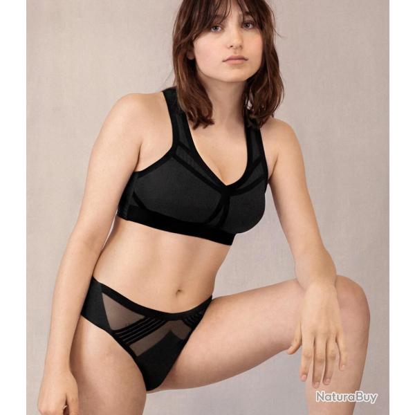 Brassi�re de Sport Femme HASTKO BRA N�38 Noir