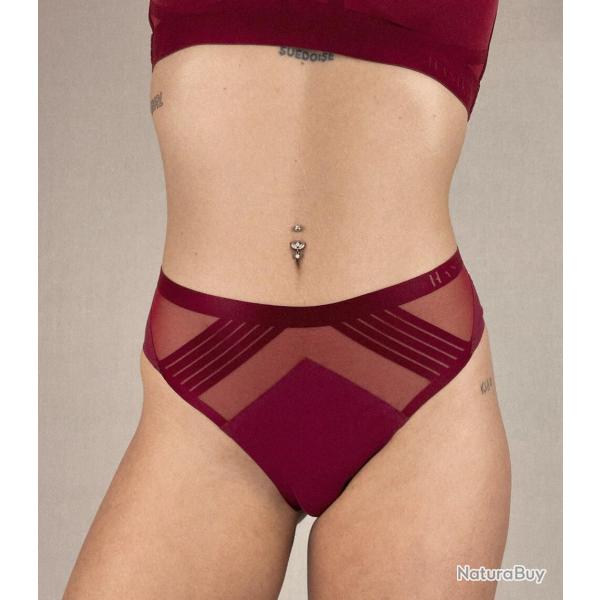 Tanga de Sport Femme HASTKO "N�23" Taille 1 (34/36/38) Bordeaux