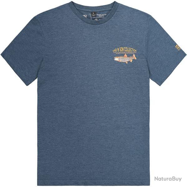 Tee Shirt en Coton Picture D S PANTHER TEE Bleu