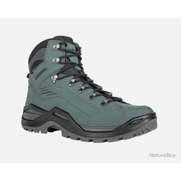 Chaussure de Randonn�e Homme Lowa Renegade Evo GTX Mid Bleu Vert