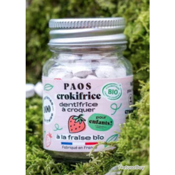 Paos "Dentifrice  Croquer BIO"