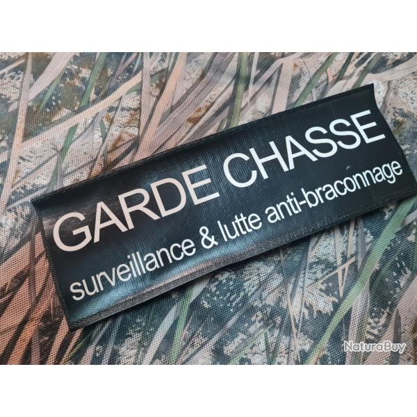 Flap Garde Chasse lutte anti braconnage 28.8x10cm