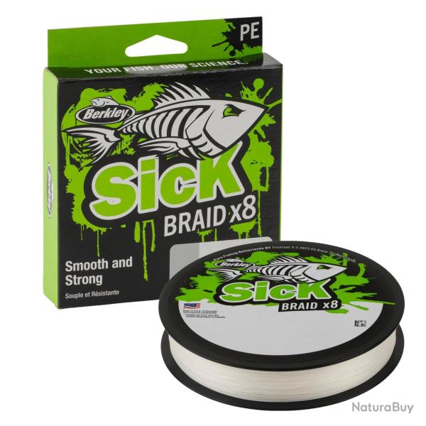 Tresse Berkley Sick Braid White 300m Blanc 300m 0,29mm 26,4kg