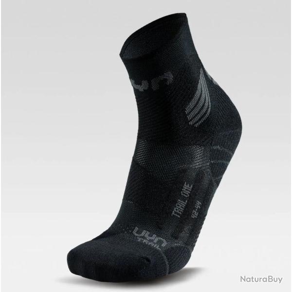 Chaussette de Running / Trail Homme UYN "RUN TRAIL ONE" 42 - 44 Noir