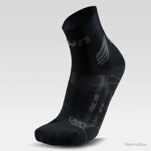 Chaussette de Running / Trail Femme UYN "RUN TRAIL ONE" 35 - 36 Noir