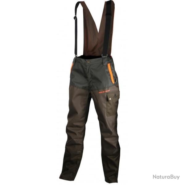 Fuseau / Salopette Vert / Orange Made In Traque - SOMLYS 42