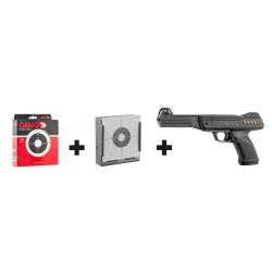 Pack Pistolet P900 Gunset Noir cal. 4,5 mm - GAMO