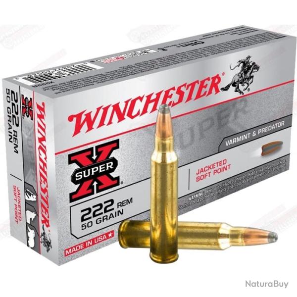 Balles Jacketed Soft Point Cal.222Rem - WINCHESTER