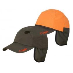 Casquette Imperm&eacute;able Et R&eacute;versible A Oreilles Vert/Orange - BENISPORT