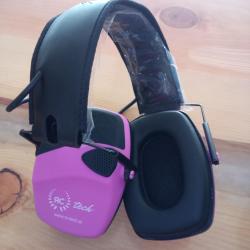 CASQUE DE TIR ELECTRONIQUE RC ROSE / PINK