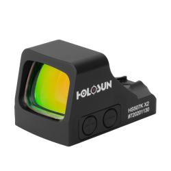 POINT ROUGE HOLOSUN 507K X2 - RETICULE ROUGE - 2 MOA