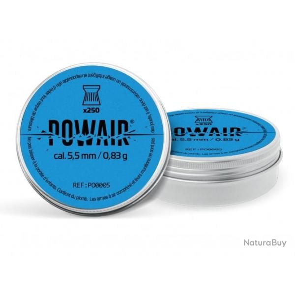 PLOMBS TETE PLATE POWAIR C.4.5MM X500