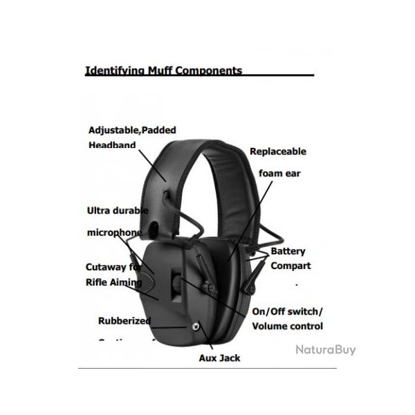 CASQUE DE TIR ELECTRONIQUE RC FDE