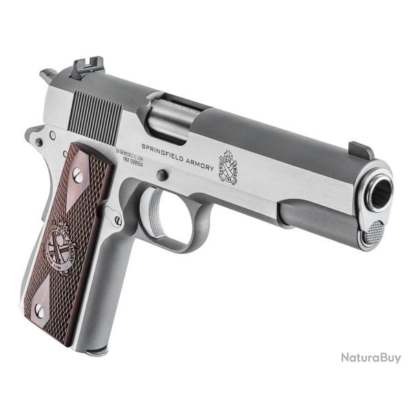 PISTOLET SPRINGFILED ARMORY MIL-SPEC 5" INOX 45ACP
