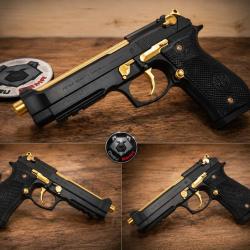 ATELIER // PLACAGE OR 24CT ARME DE POING COMPLETE