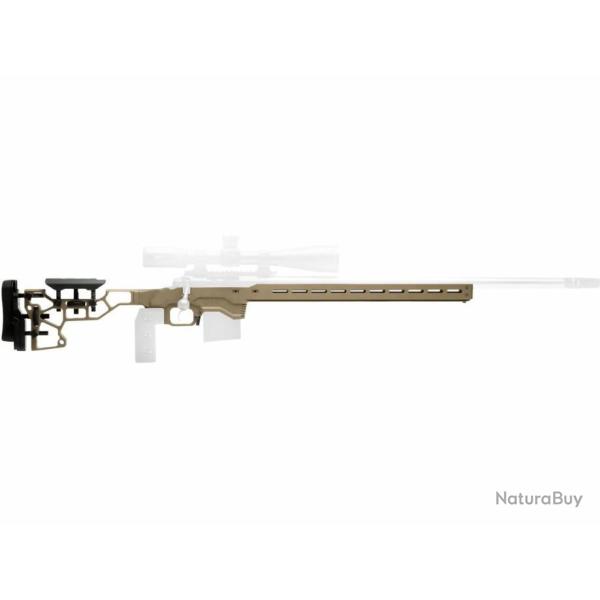 CHassis+buttstock mdt ACC xm defiance , couleur -sable poign�e incluse