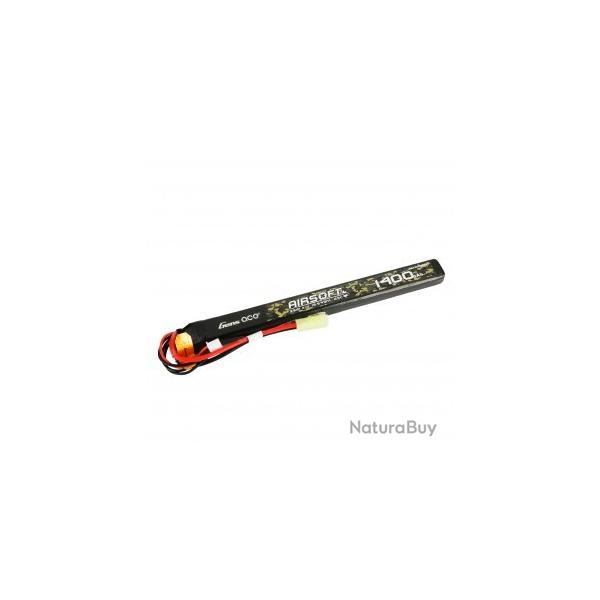 Airsoft - Batterie b�ton Li-Po 11.1V - 1400 mAh 25C tamiya | Gens ace (0000 0842)