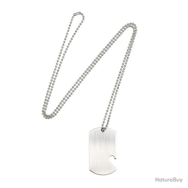 Plaque militaire dcapsuleur chrome | 101 inc (0000 8691)