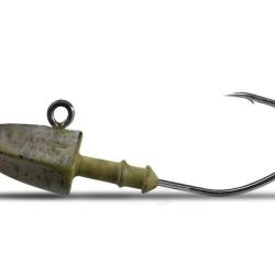 T&ecirc;te Plomb&eacute;e VMC 7155 Dart Jig Matt Craw 7g par 3 n&deg;1/0 Matt Craw