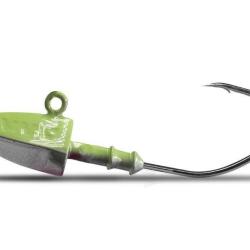 T&ecirc;te Plomb&eacute;e VMC 7155 Dart Jig Ghost Chartreuse 10g par 3 n&deg;2/0 Ghost Chartreuse