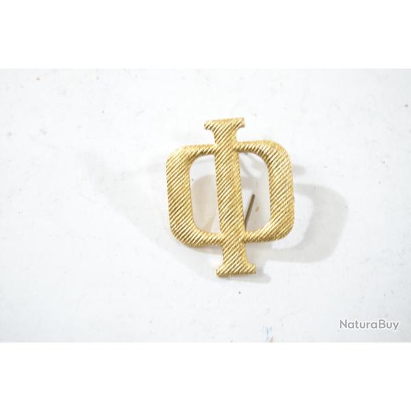 Insigne lettre de grade pour �paulette Russe URSS Russie 1980. F ? cyrillique lettre grecque phi